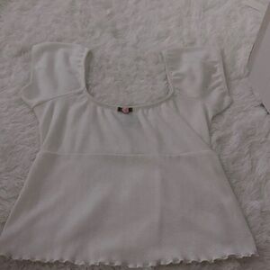 Chic White Women's Blouse